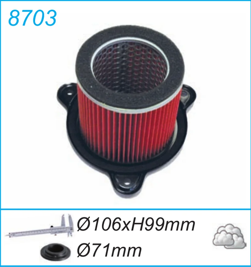 Motorcycle Intake Cleaner Air Filter For Honda XL600V Transalp 600 1987-2000 Africatwin 650 XRV650 1988-1990 XRV750 1990-1992