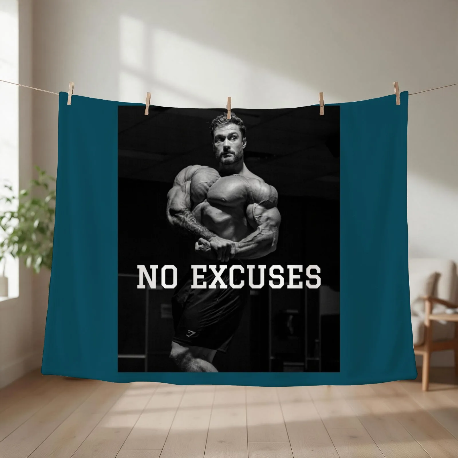CBUM bodybuilding legend - Chris Bumstead Canvas Throw Blanket couch cozy soft plush fuzzy picnic outdoor blanket