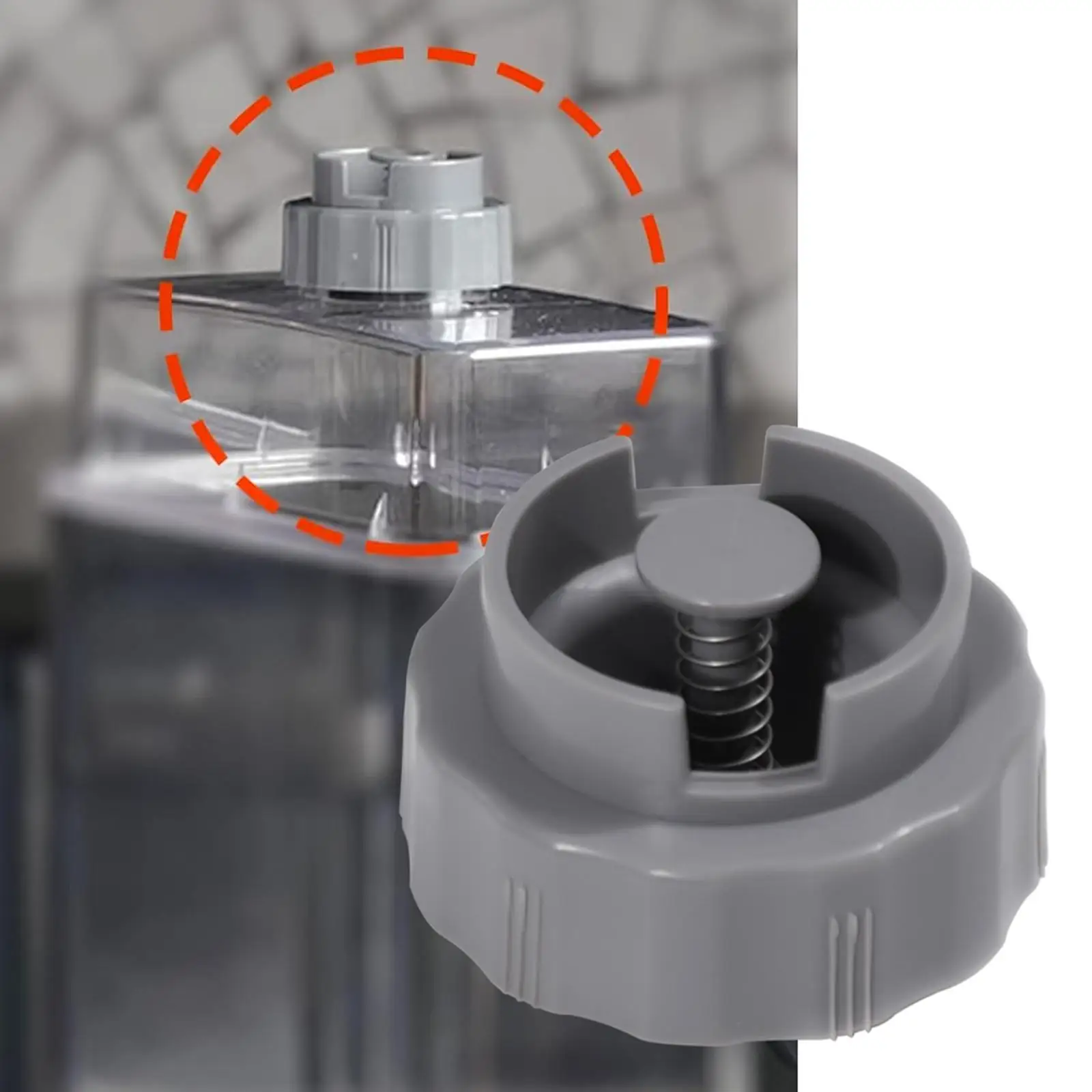 Крышка резервуара для льдогенератора в сборе с клапаном для льдогенератора, сменная крышка, детали машины для льдогенератора для домашнего офиса, кухни, бара, вечеринки