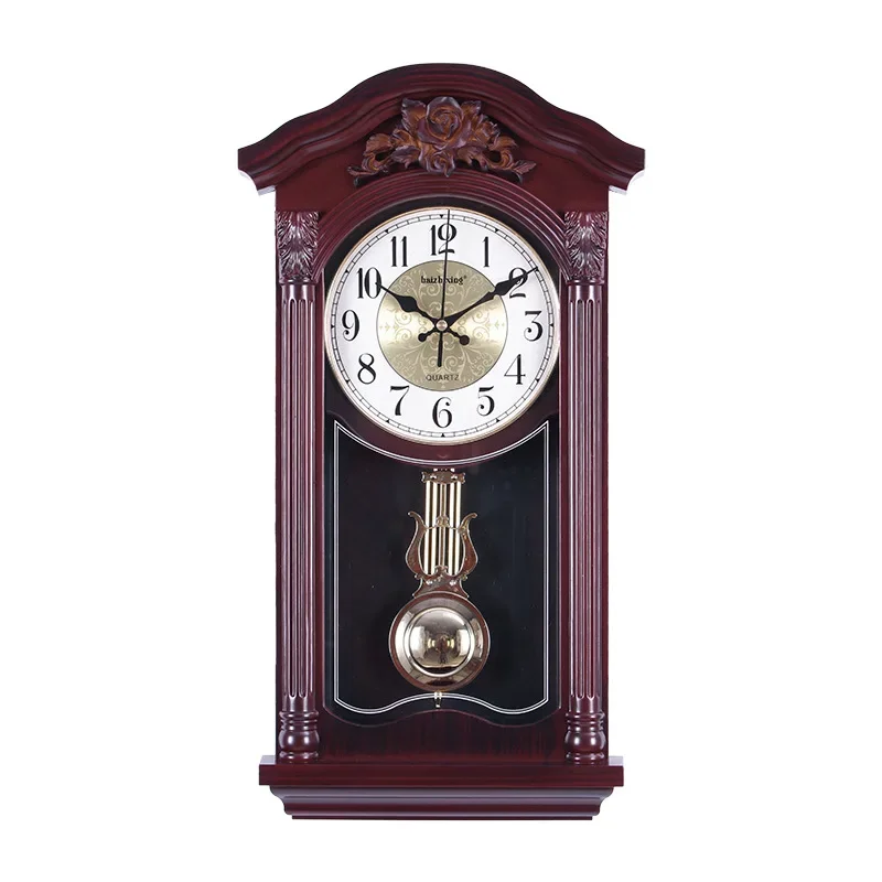 Promotional Large 3D Wall Antique Style Clock Vintage Living Room European Pendulum Home Decor