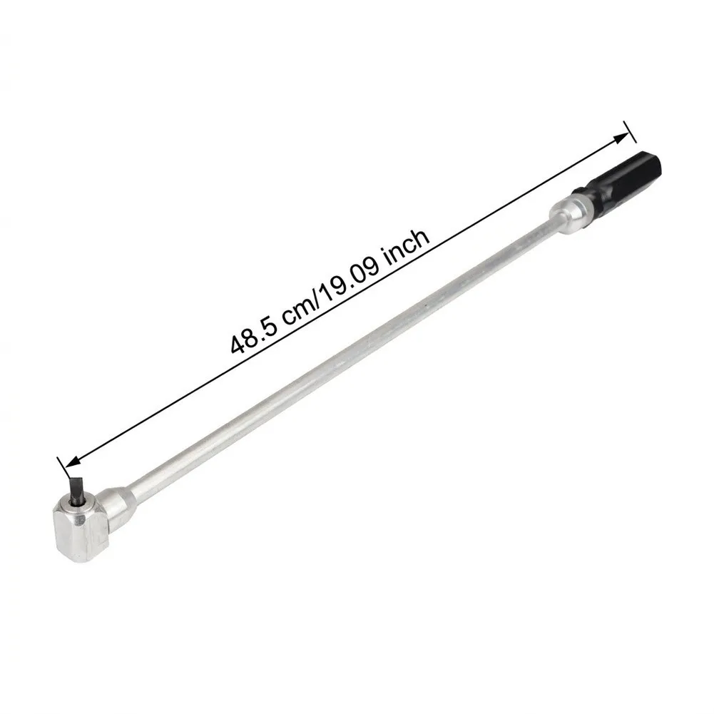 Carburetor Idle Screw Adjuster 48.5CM 90 Degree Offset Tool for Accurate Engine Tuning on Generators and Pumps