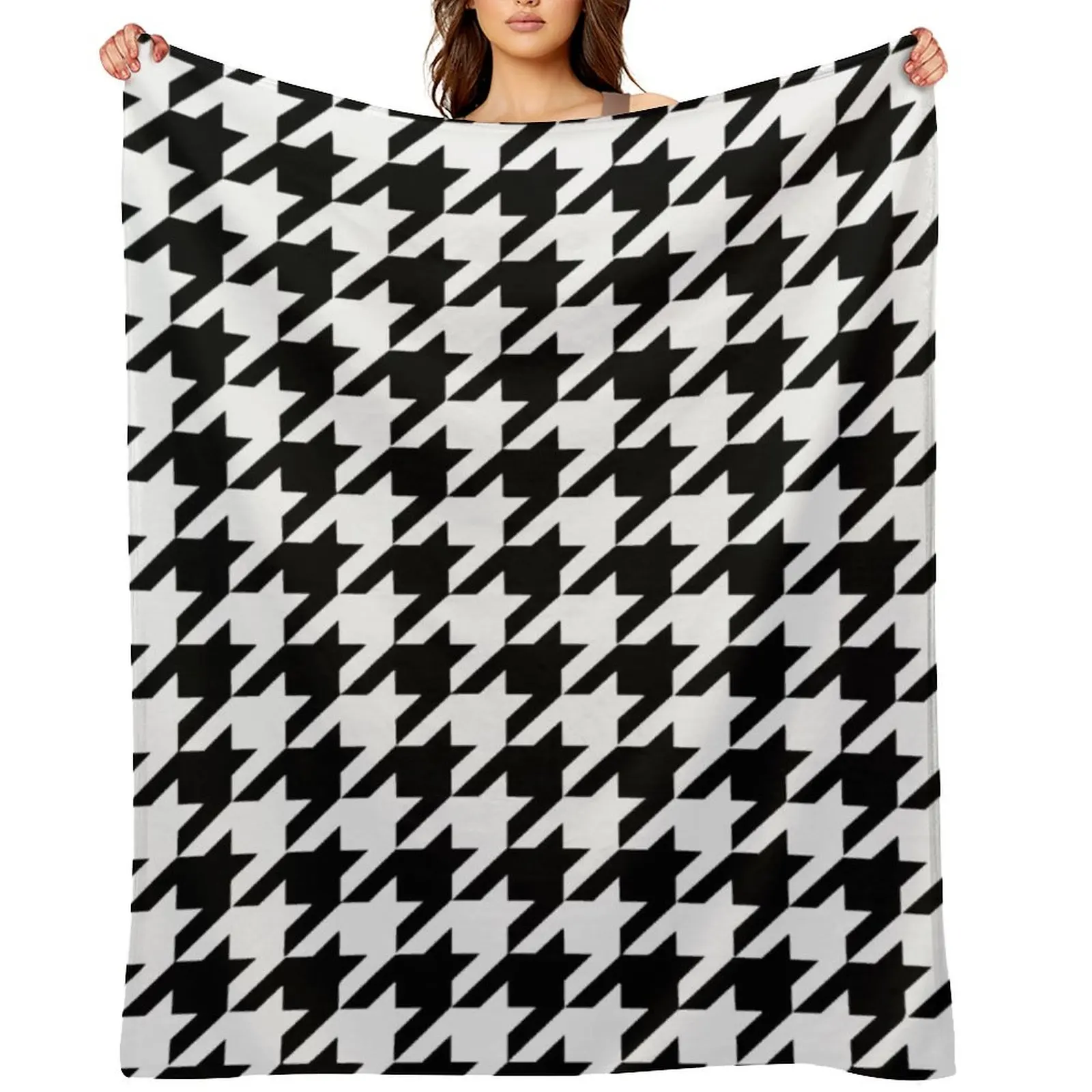 

Houndstooth Throw Blanket Hairys Beautifuls Luxury Throw blankets ands Blankets