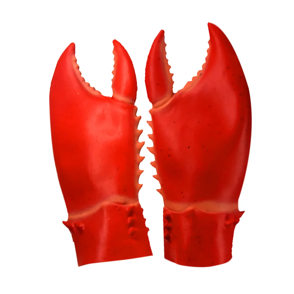 Lobster Balaclava Set Pliers Crab Claw Cosplay Supplies Daily Use Latex Halloween Costume Accessories