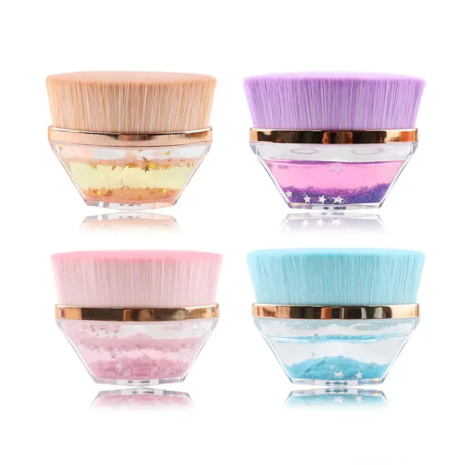 

Foundation Brush For Liquid Makeup - Flawless Flat Top Kabuki Face Brush For Blending Liquid, Cream, Powder Foundation Makeup Br