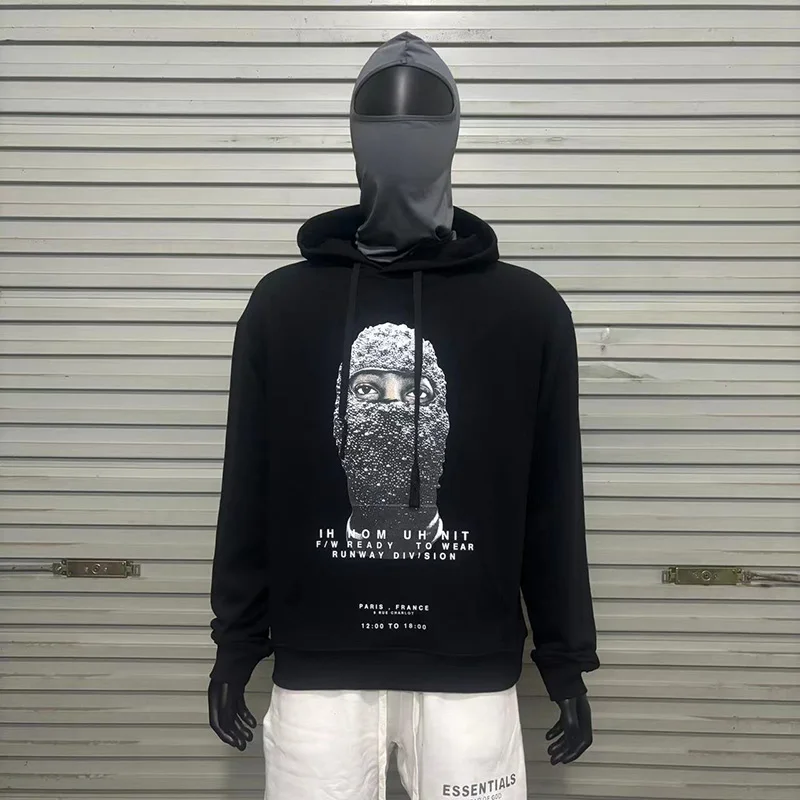 

New IH NOM UH NIT Hoodies Pearl Masked Men Printing Men Woman High Quality Loose Casual Chaopai Pullover Sweatshirts