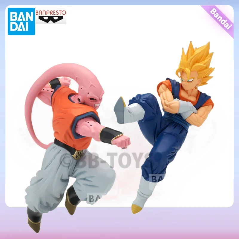 In Stock BB Banpresto Dragon Ball Z Figure Match Makers Vegetto Majin Buu Action Figures DBZ Anime Figurines Model Toys Figurals