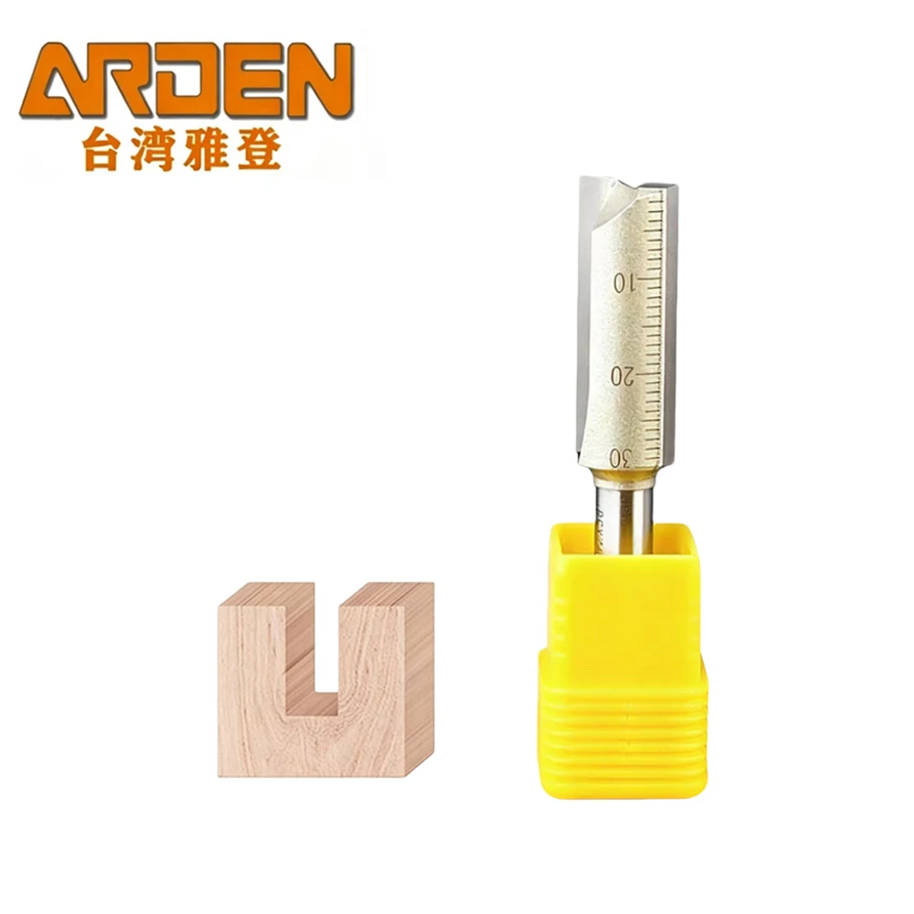 ARDEN Imperial 2 Flutes Straight Router Bit Woodworking Tools for Grooving Trimming Engraving CNC Machine MDF