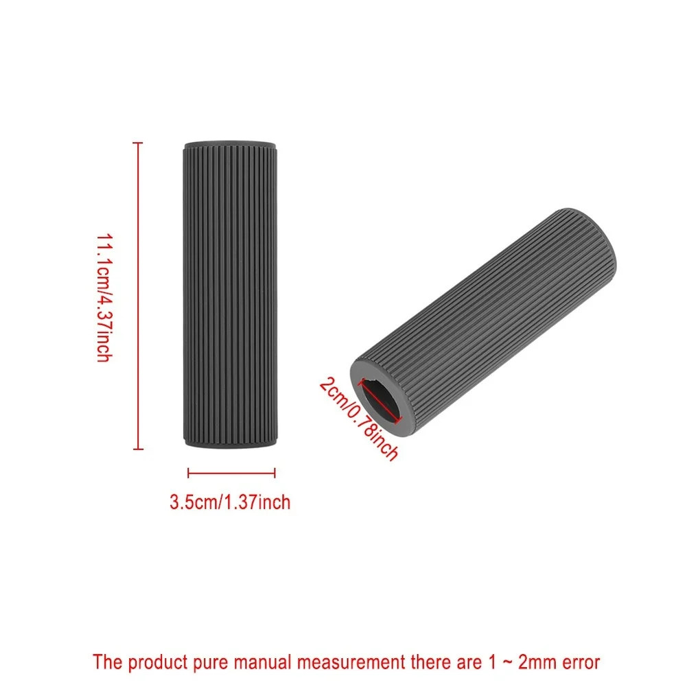 Anti-slip Scooter Handles Electric Scooter Rubber Grip For Daily Commuting Gray Non Slip Texture Fatigue Reducing Material
