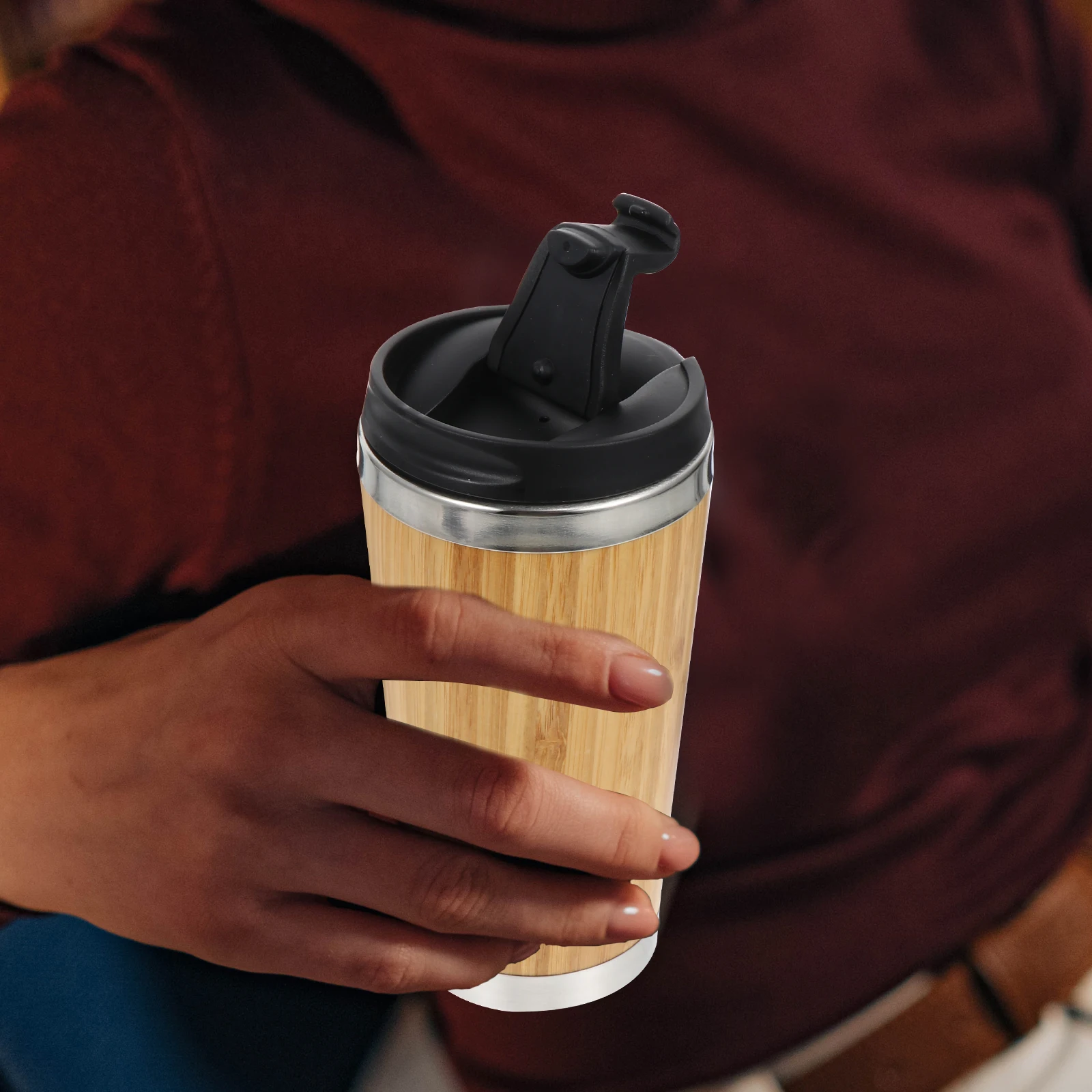 

Stainless Steel Insulated Cup Thermal Mug For Coffee Tea Home Office Outdoor Portable Water Bottle Rustproof Household