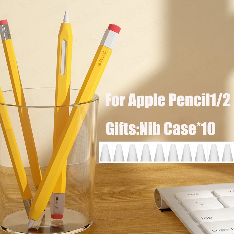 Silikonowy piórnik do Apple Pencil 2. 1. Tablet Touch Stylus Etui Przenośna osłona ochronna