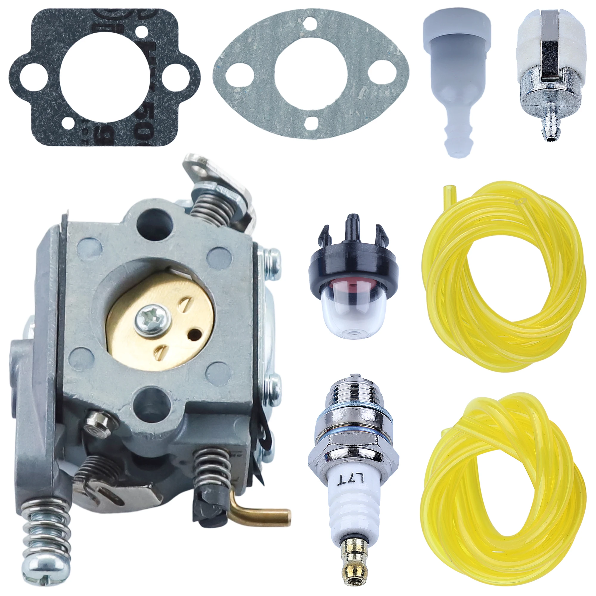 ชุดคาร์บูเรเตอร์ WT-946ปรับแต่งสำหรับเลื่อยไฟฟ้า CS-310เสียงสะท้อนแทนที่ A021001700ด้วยตัวกรองอากาศ P021016500