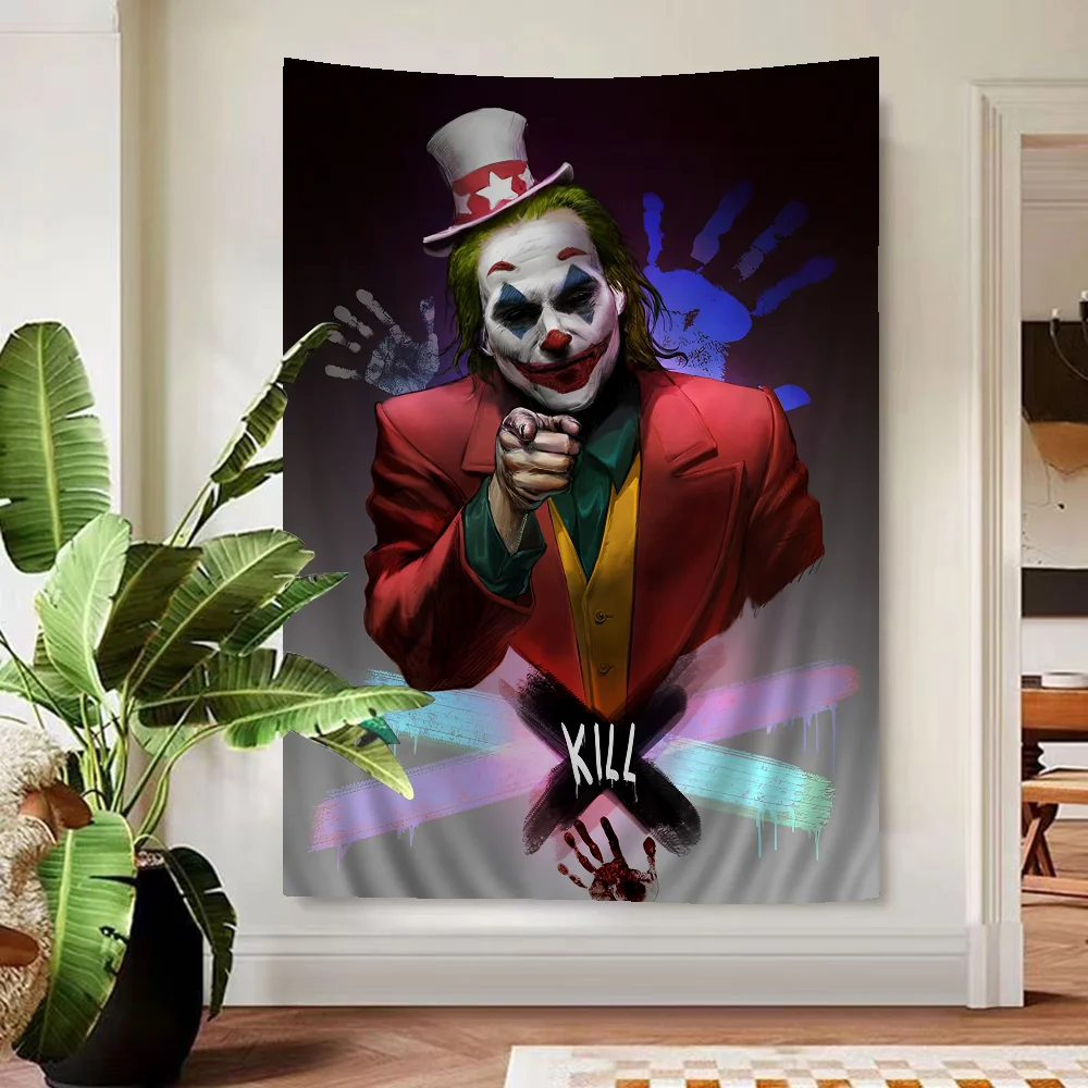 

Movie J-Jo-joker Printed Large Wall Tapestry Hanging Tarot Hippie Wall Rugs Dorm Cheap Hippie Wall Hanging