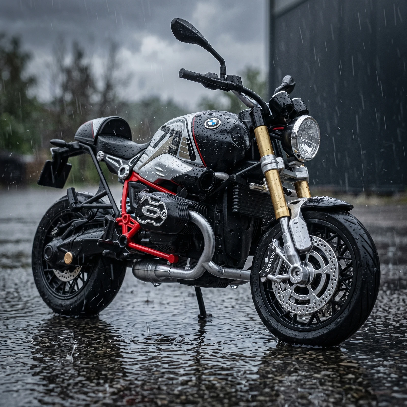

1:9 R NineT 719 Sport Naked Motorcycle Alloy & Simulation Car Model Diecasts Metal Vehicles Car Model Simulation Collection