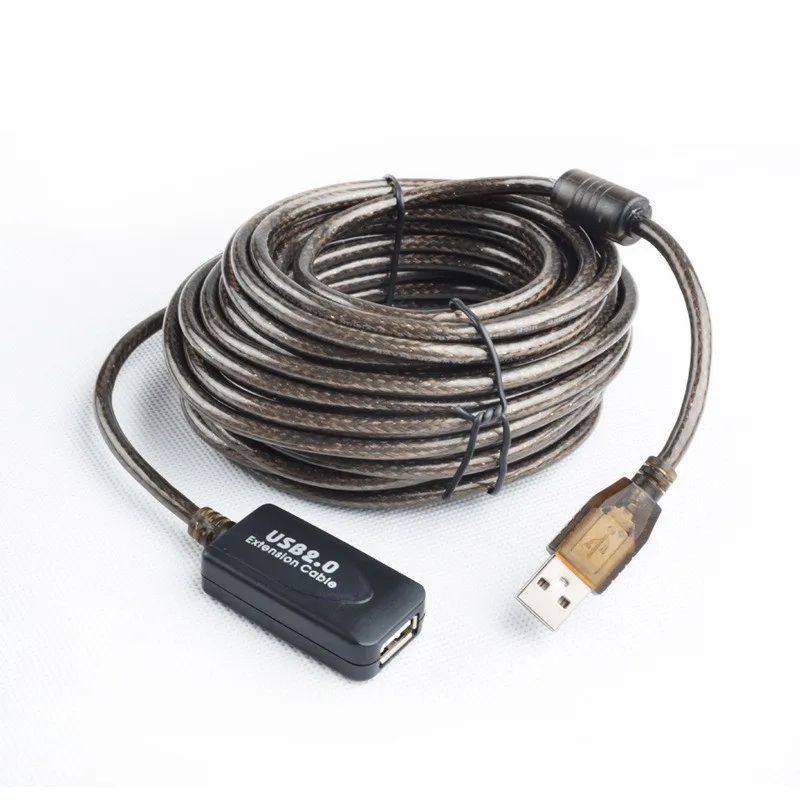 100FT USB 2.0 Type A Male to A Female Active Repeater Extension Cable 50FT, High Speed 480 Mbps 10M 20M 30M