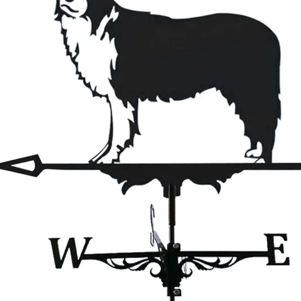 20'' Tall Metal Weathervane Roof Mount Weather Vane Outdoor Garden Farm Barn