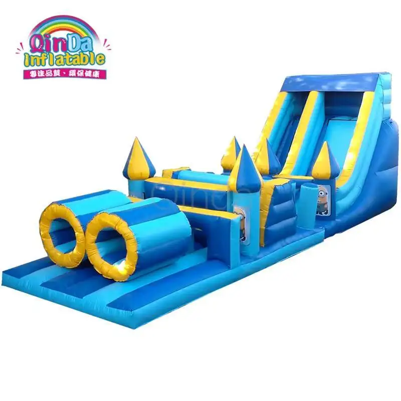 Commercial Giant Boot Camp Kids And Adult Military Inflatable Obstacle Course For Sale