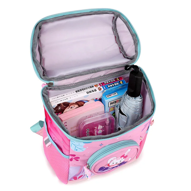 New Kindergarten Backpack School Bags For Girls Baby Princess Rabbit Satchel Waterproof Bag Orthopedic Boys Fashion Backpack