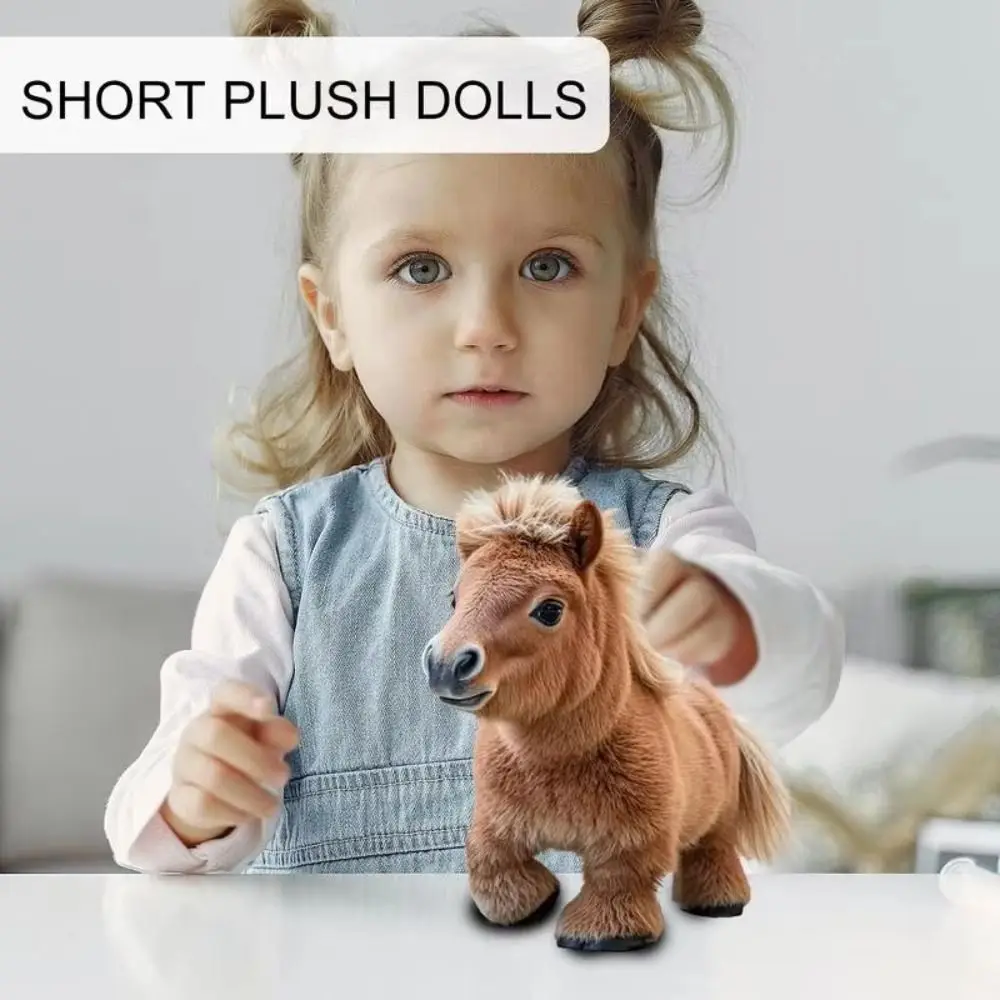 Cartoon Robot Horse Interactive Walking Smart Horse Tail Wagging Electronic Moving Presents For Birthdays