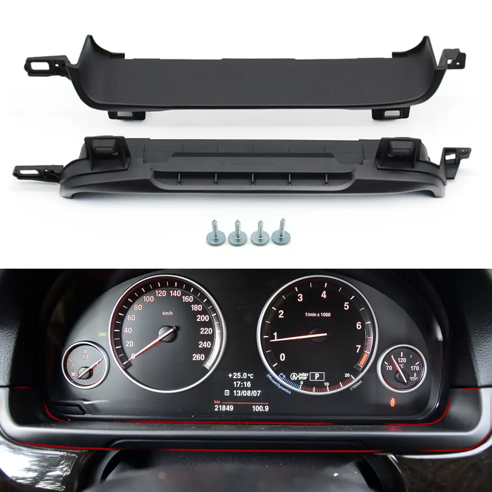 LHD RHD Car Front Dashboard Instrument Panel Cover Trim For BMW 5 Series F10 F11 2010-2017 51459194376 51459195155