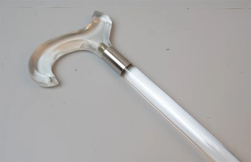 Crystal Walking Stick Walking Stick Acrylic Outdoor Walking Stick for the Elderly