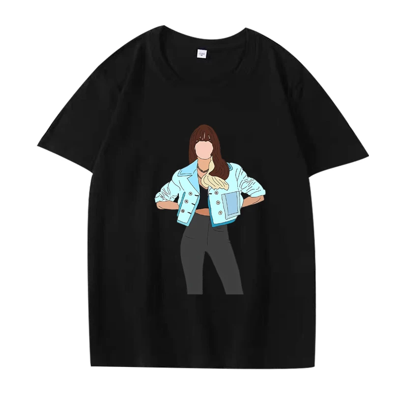 

Singer Aitana Ocana Printed graphic T Shirts men women Oversized 100% Cotton streetwear fashion short sleeve Summer Unisex tops