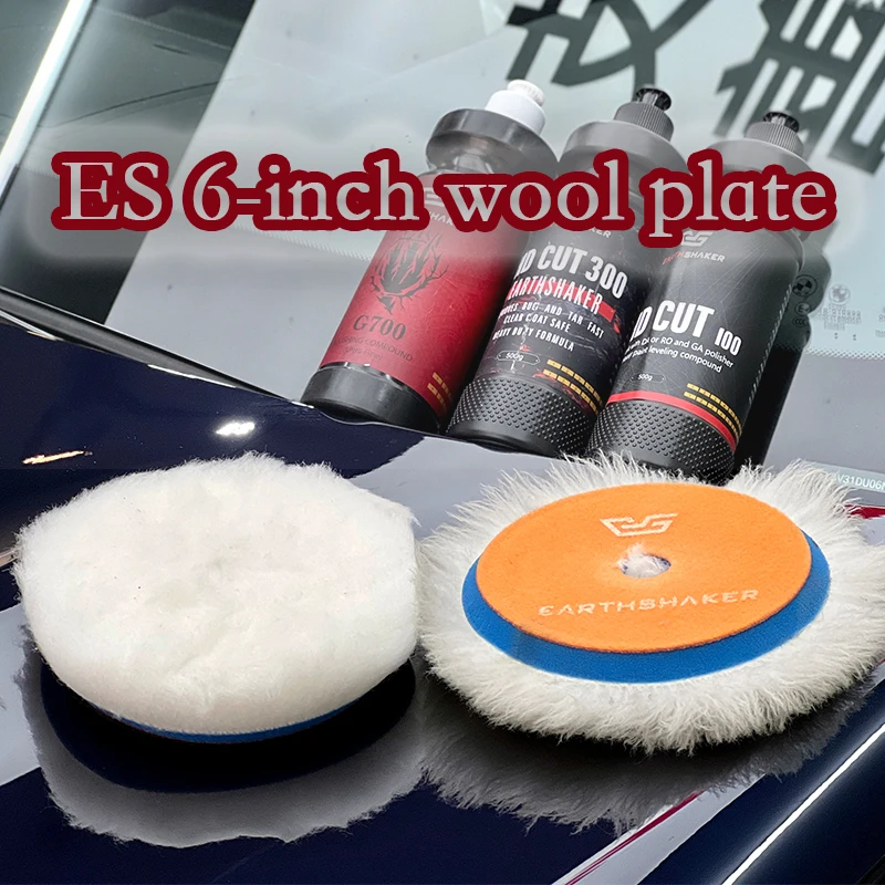 

ATPROES для вощения автомобиля, красота, полировка, шерстяной шарик, 6 дюймов, 150 мм, флокированная длинная вощеная мельница