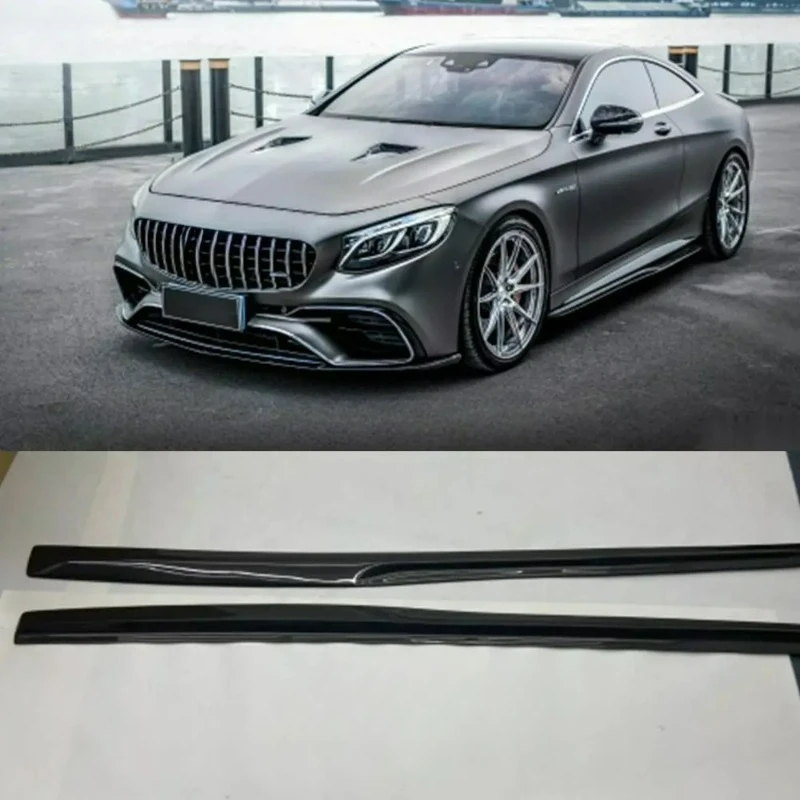 

Боковые юбки (накладки) из карбона в стиле RT для Mercedes-Benz C217 S63 S65 AMG Coupe