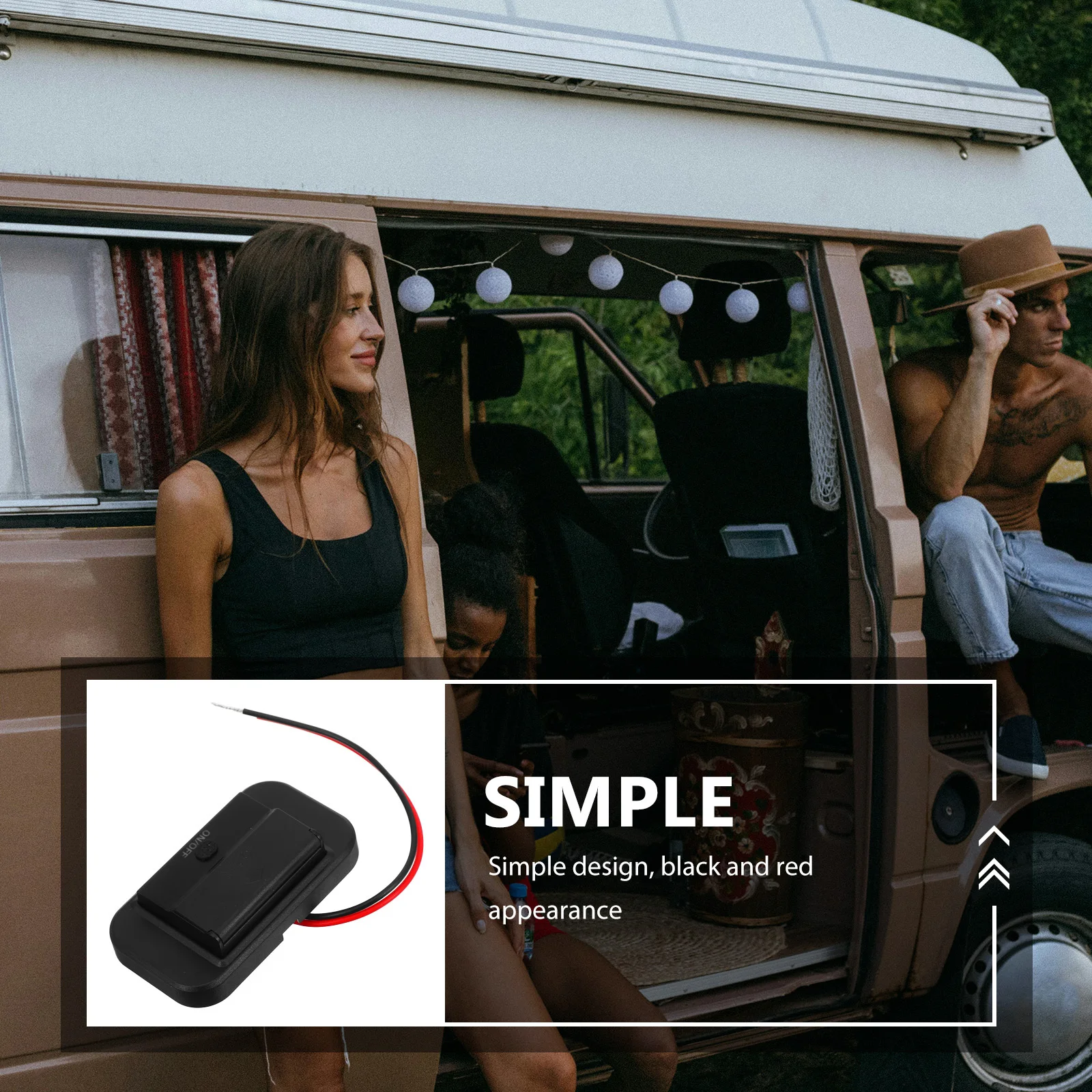 

12-24V Rv USB Dual Ports High Speed .0 Charging Durable Switch Easy Find Night LED Light Practical Vehicle