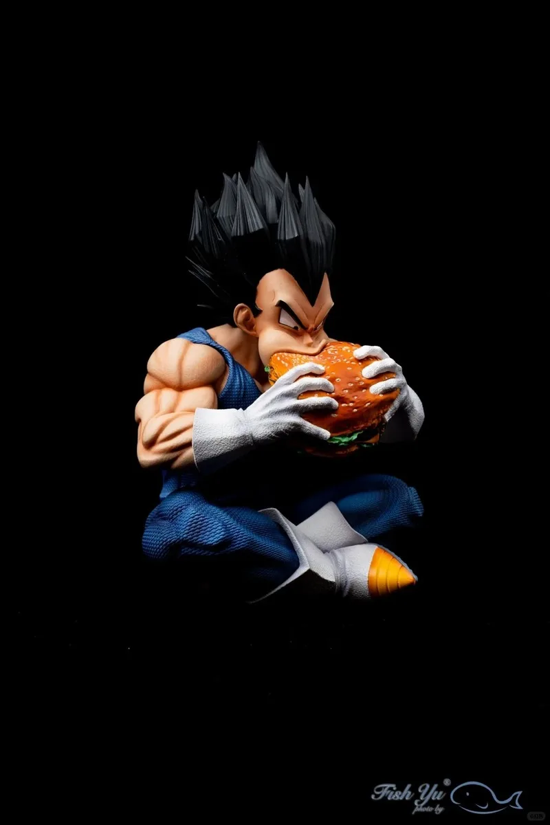 Dr Jt 095 Hamburger Vegeta Gk Saiyan Action Figure Pvc Full Painted Statue Collectible Trendy Toy Desk Decor Anime Fans Gift view 4