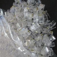 50/100 Pieces 8P8C RJ45 Modular Plug for Network Cat5 Cat5e RJ45 Network Cable Crystal Heads High Quality