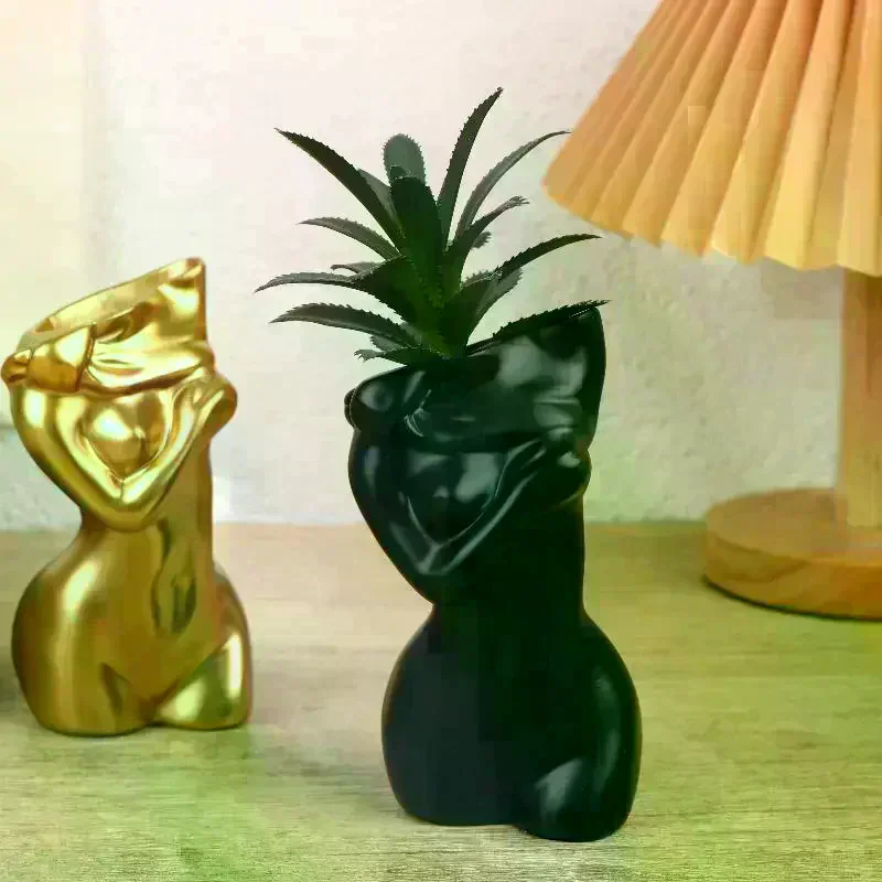 Body Vase Feminine Form Body Shape Vase Decorative Body Statue Unique Female Body Vase Women's Body Vase