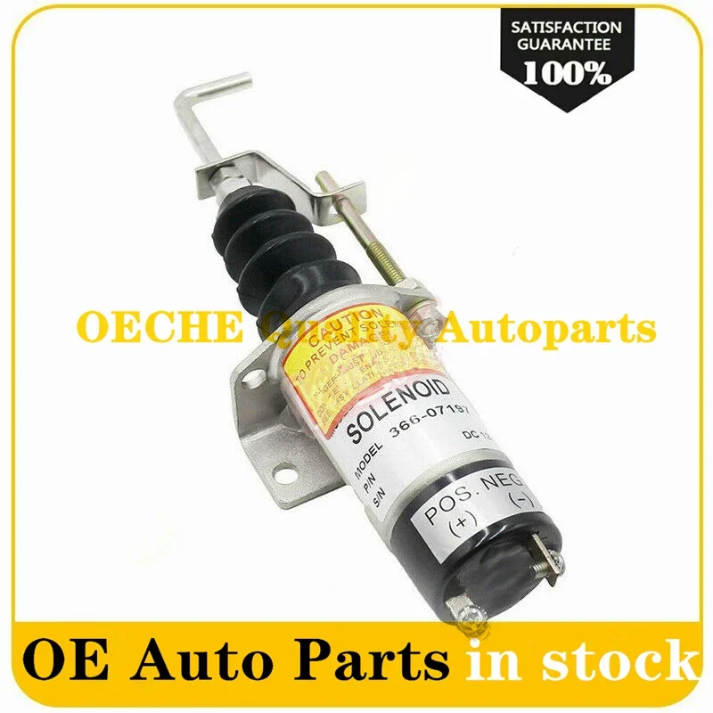 

New Fuel Solenoid Valve For Lister Petter LPW LPWS LPWT Engine 12V 366-07199 757-23950 757-26630