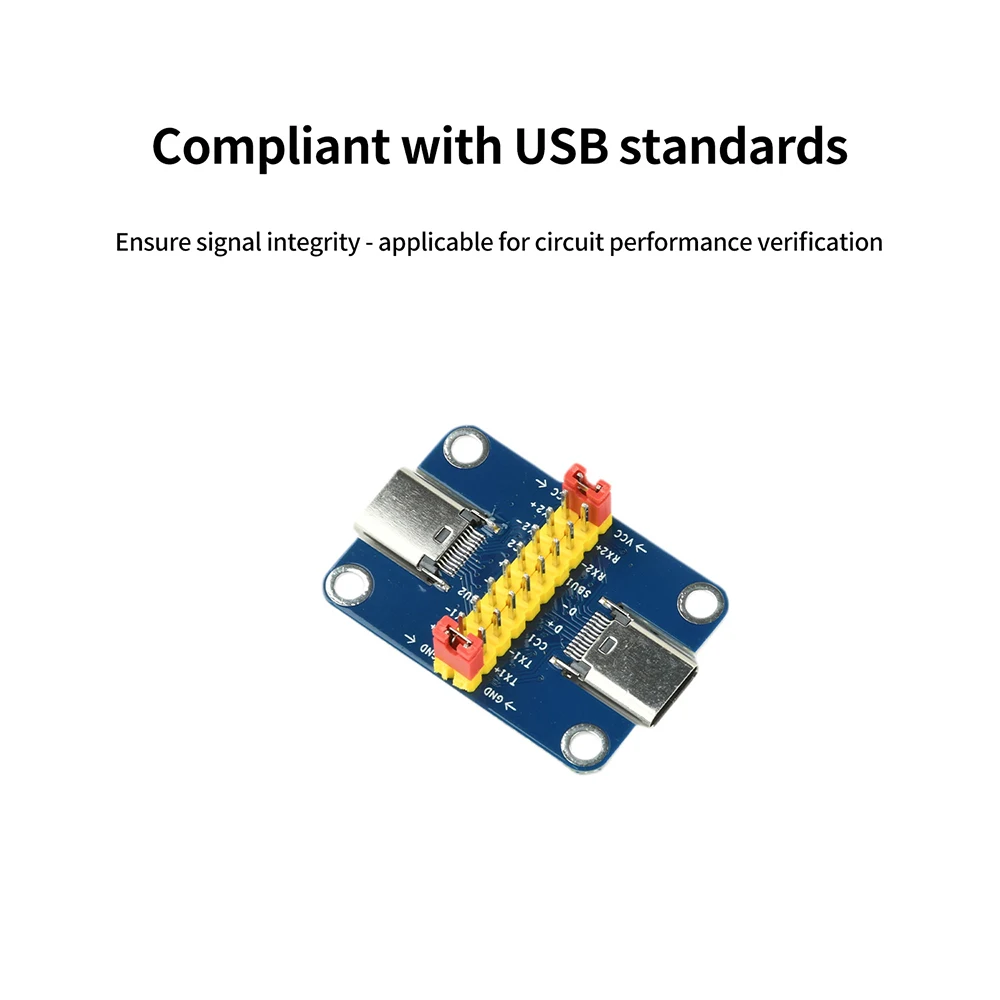 Typ-C-Stecker-auf-Buchse-Testplatine USB 3.1 Reversibler Stecker 2,54mm Stiftleisten-Adapter – Detail 8