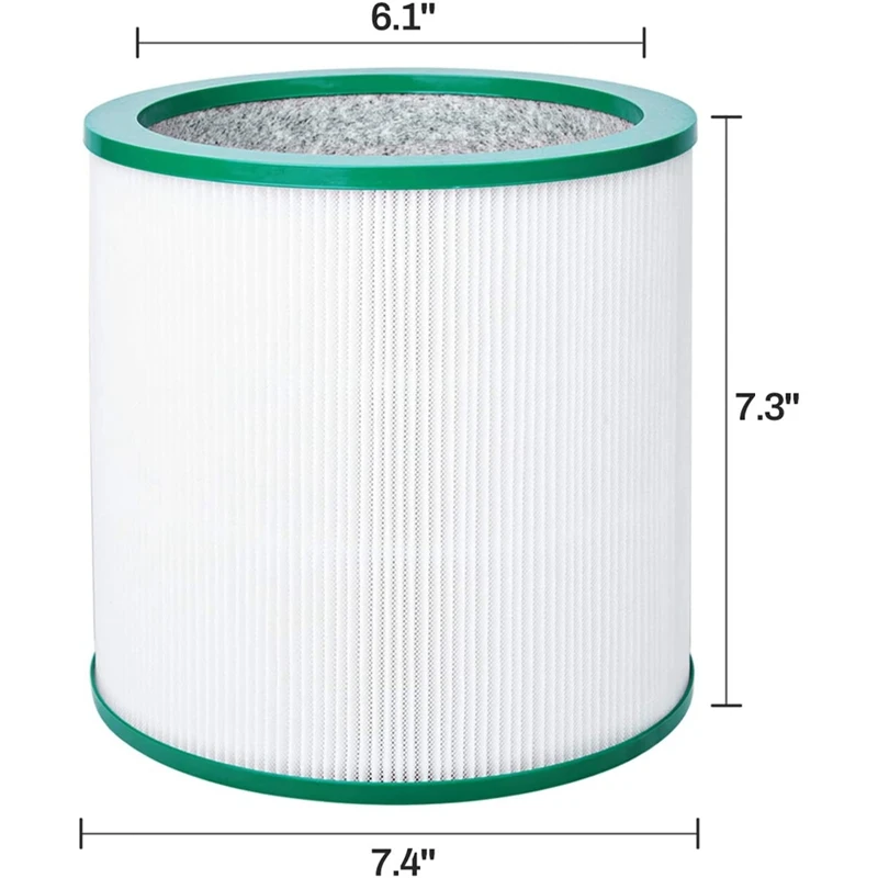 2 pacchi filtro di ricambio HEPA per TP00 TP02 TP03 AM11 Tower Purifier Pure Cool Link, sostituire la parte