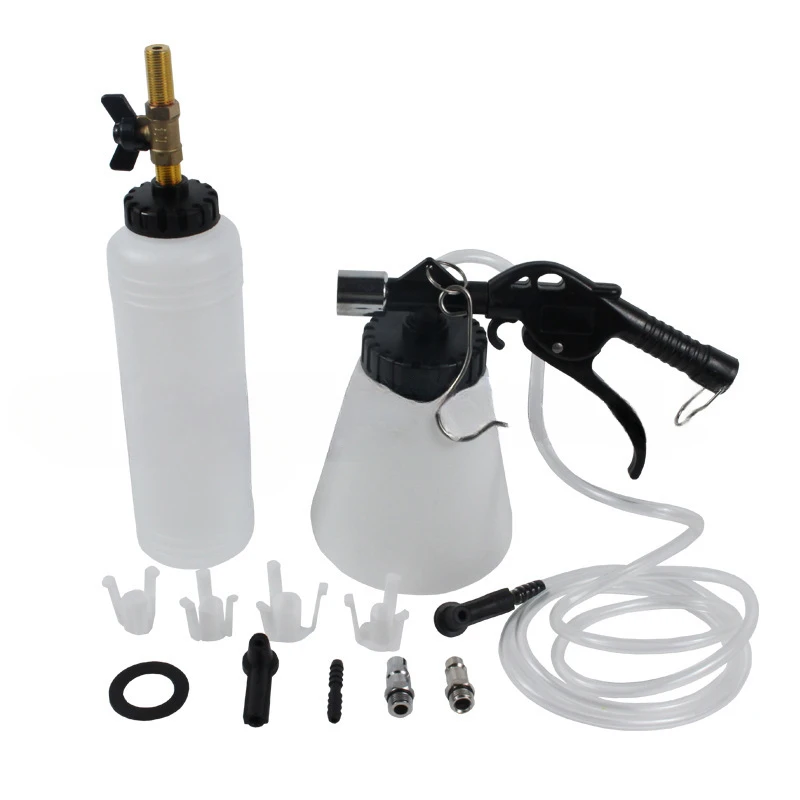 1L 0.75L Car Brake Bleeder Hydraulic Pumping Fluid Pump Kit Oil Change Purge Tank Tubes Repair Tool Truck Motorcycle Accessories