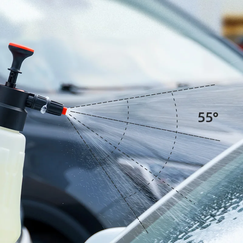 Car Home Hand Pump Foam Sprayer Snow Foam Gun Foam Nozzle Car Wash Spray Bottle Car Window Cleaning for Washing