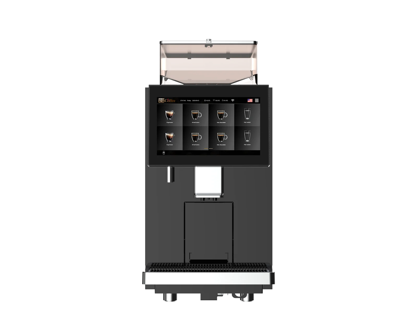 Wholesale Electric Cafe Countertop Commercial Smart Professional Coffee Machine Fully Automatic