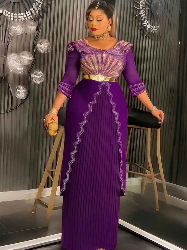 

African Dresses For Women Muslim Fashion Abayas Boubou Dashiki Ankara Outfits Evening Gown Dubai Kaftan Abaya Robe Marocaine