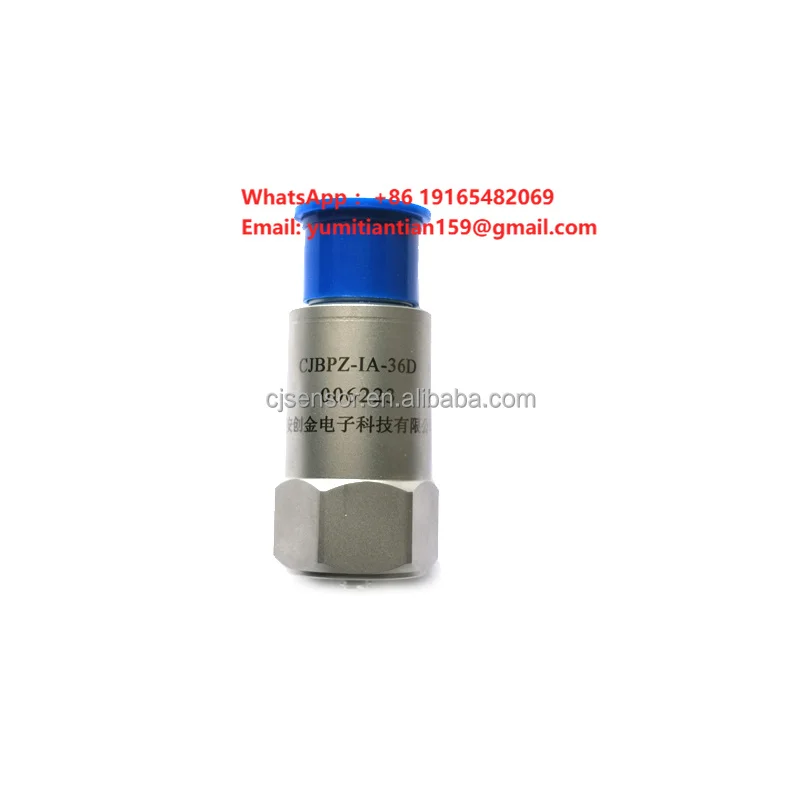 CHUANGJIN CJBPZ Industrial Automation Velocity Vibration Analog Signal Sensor 4~20mA Range Physical Measuring Instrument