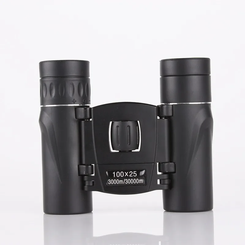 

100x25 Large Zoom Folding Telescope BAK4 Optical Prism Binocular Remote Field Survival Portable Hunting Telescope