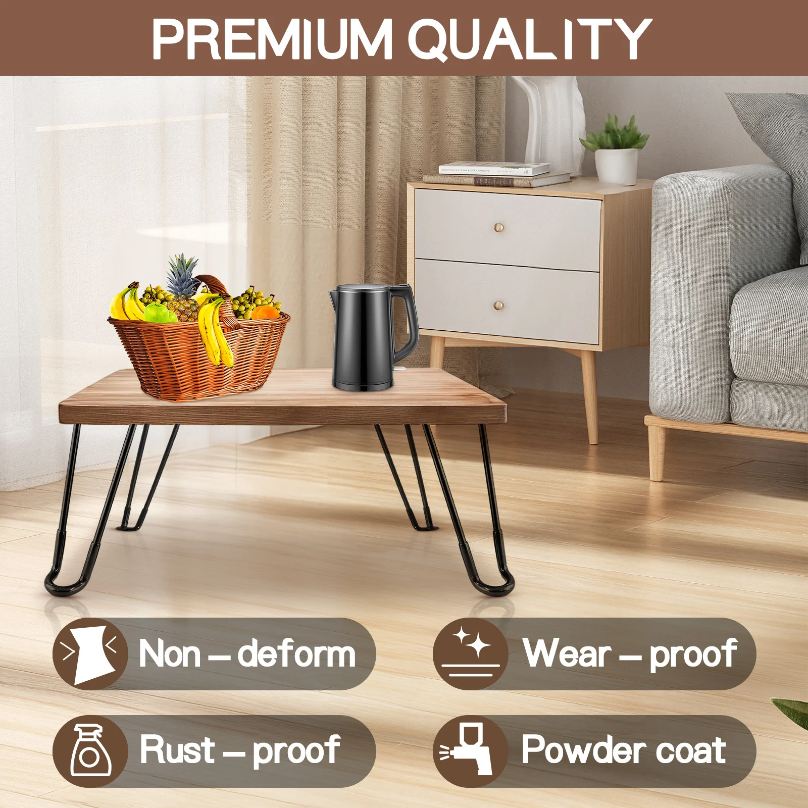 4 stuks verstelbare metalen tafelpoten opvouwbare meubelsteunen voor eetbureau computer tafel koffiebank vervangende voeten standaards