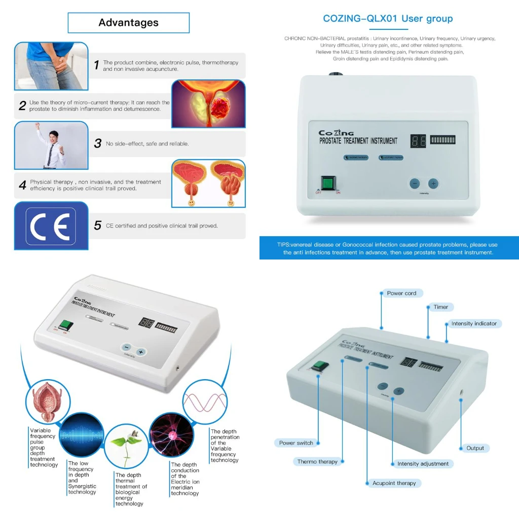 

Doctor Designed Prostate Massager TENS Stimulation Magnetic Therapy Men