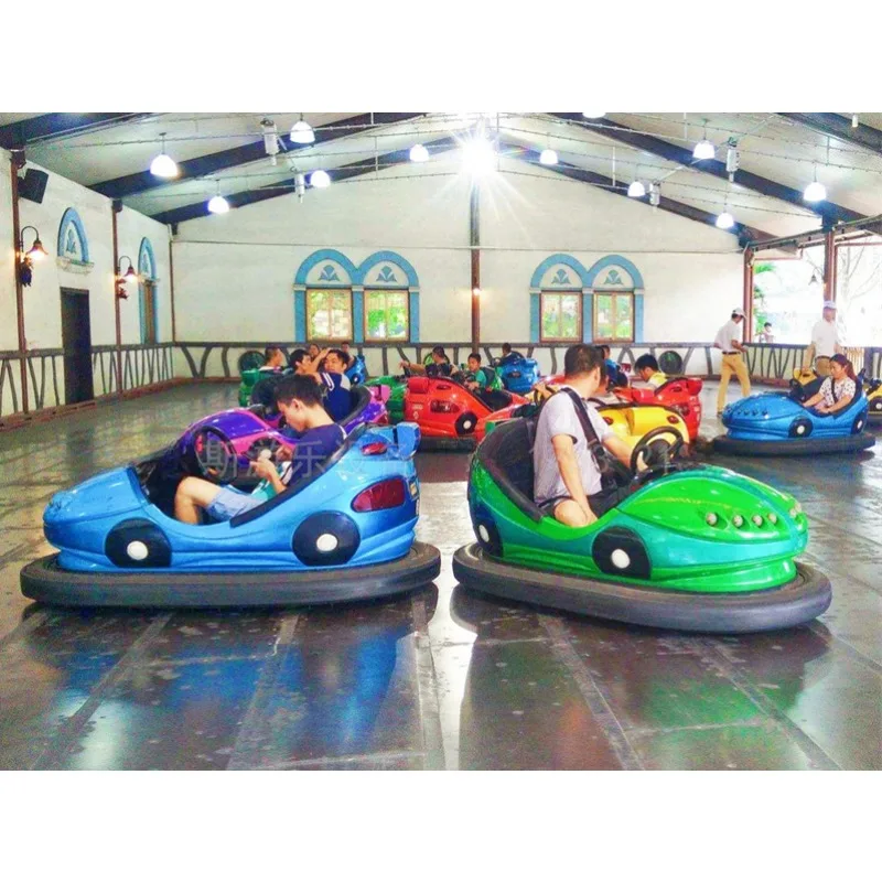 The new square children's electric bumper car amusement equipment, double parent-child battery, bumper car park, night market st