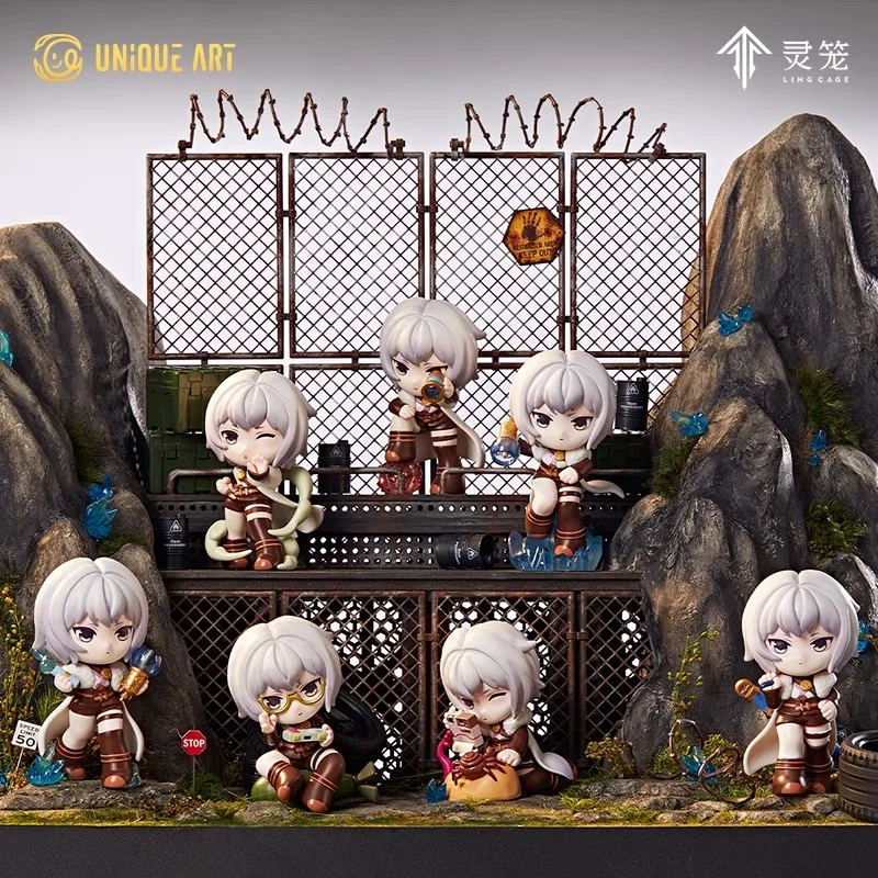 

Genuine UNiQUE ART LING CAGE Bai Yuekui Mystery Box Q-version Kawaii Anime Action Figure Surprise Box Trendy Toys Birthday Gifts
