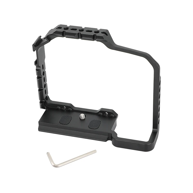 قفص كاميرا كامل من CAMVATE لباناسونيك LUMIX S5 II/IIX مع سكة الناتو المدمجة