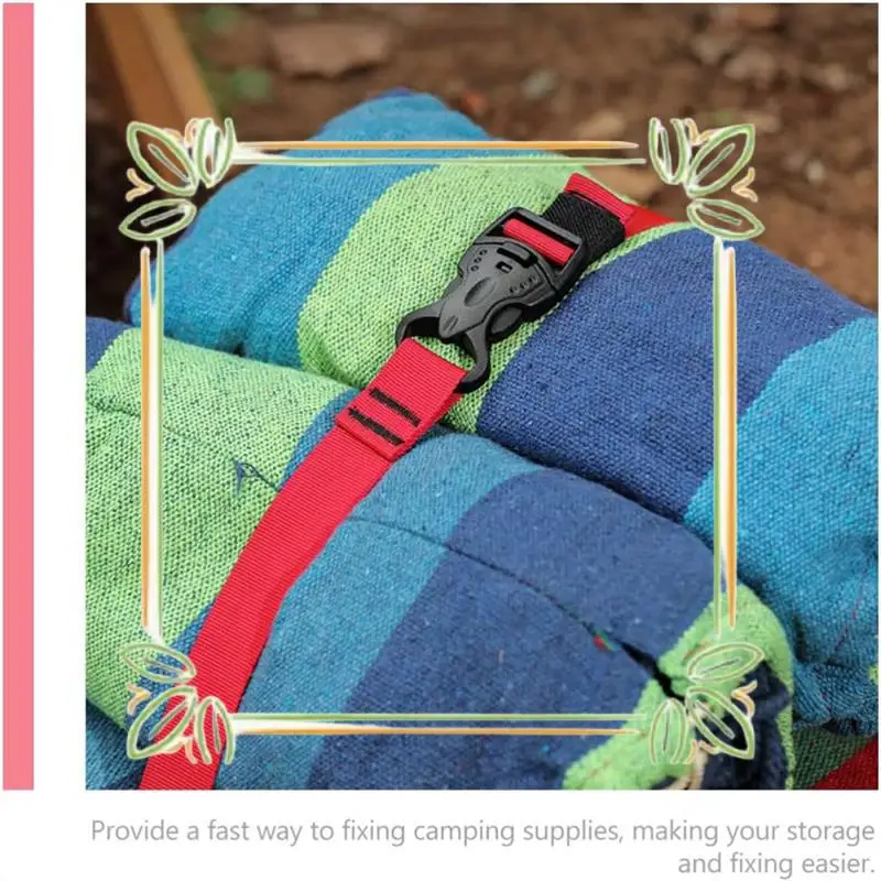 

1M Outdoor Nylon Strap Buckle To Tighten Luggage And Cargo Straps With Multi-Functional Quick Release Straps Durable Easy To Use