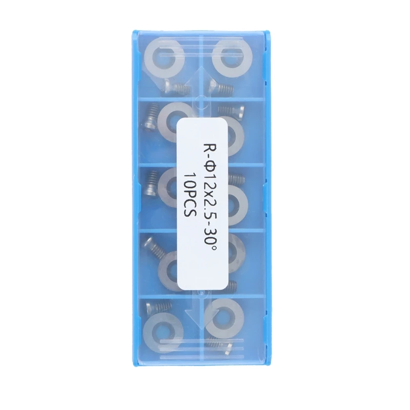 Ci3รอบ12X2.5Mm คาร์ไบด์ Cutters มีดใบมีดสำหรับ DIY เครื่องกลึงไม้ Finisher เครื่องมือ10Pcs