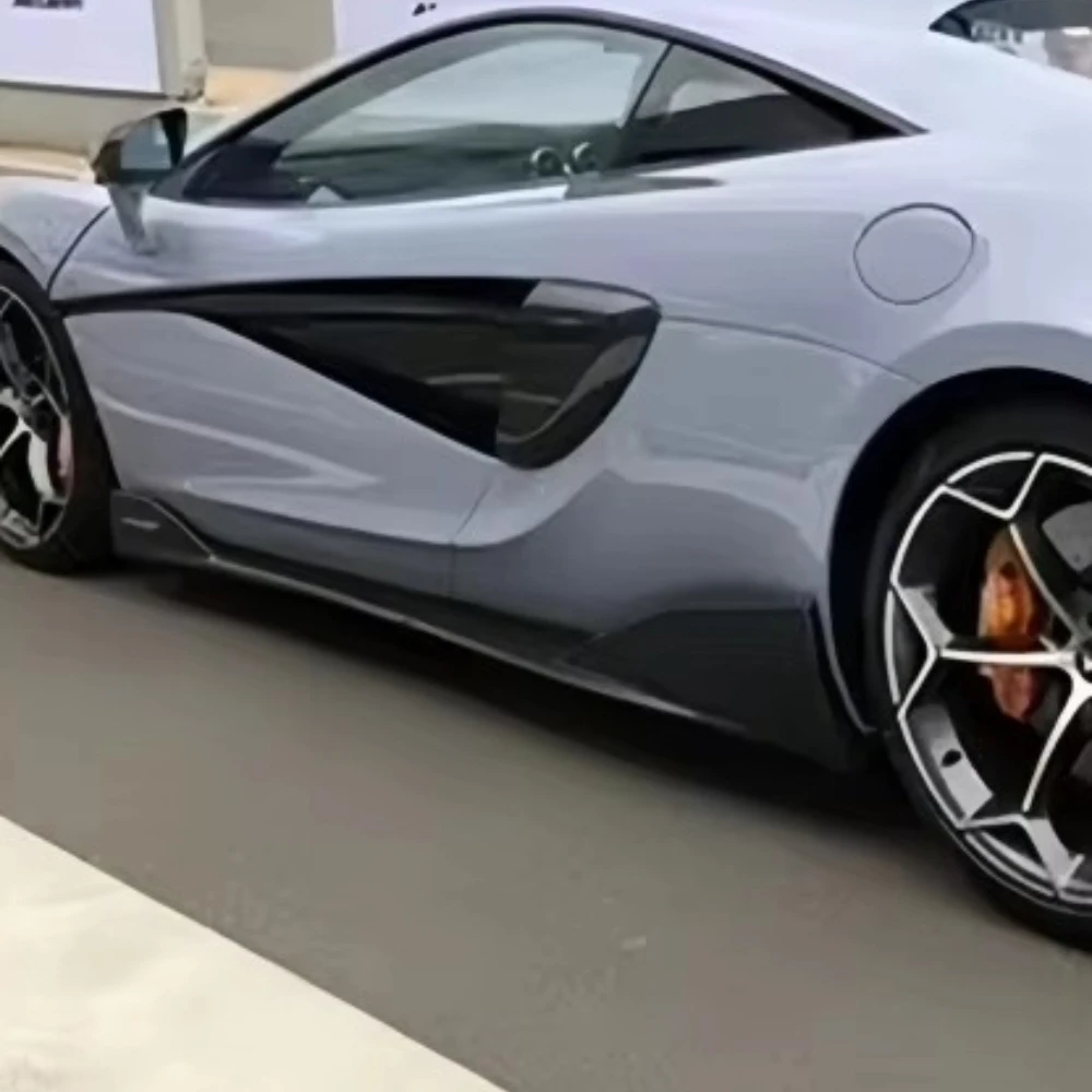 Body Kit Upgraded to 600LT Style Dry Carbon Fiber Side Skirts, Body Side Spoilers Suitable for McLaren 540C 570S