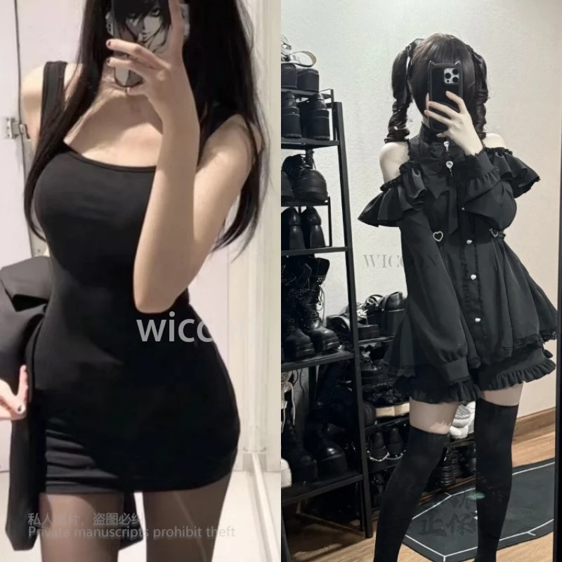 

Y2K Jirai Kei College Lace Fancy Dress Niche Design Shorts Women Girls Halloween Party Birthday S-XL Gothic Lolita Japan Style