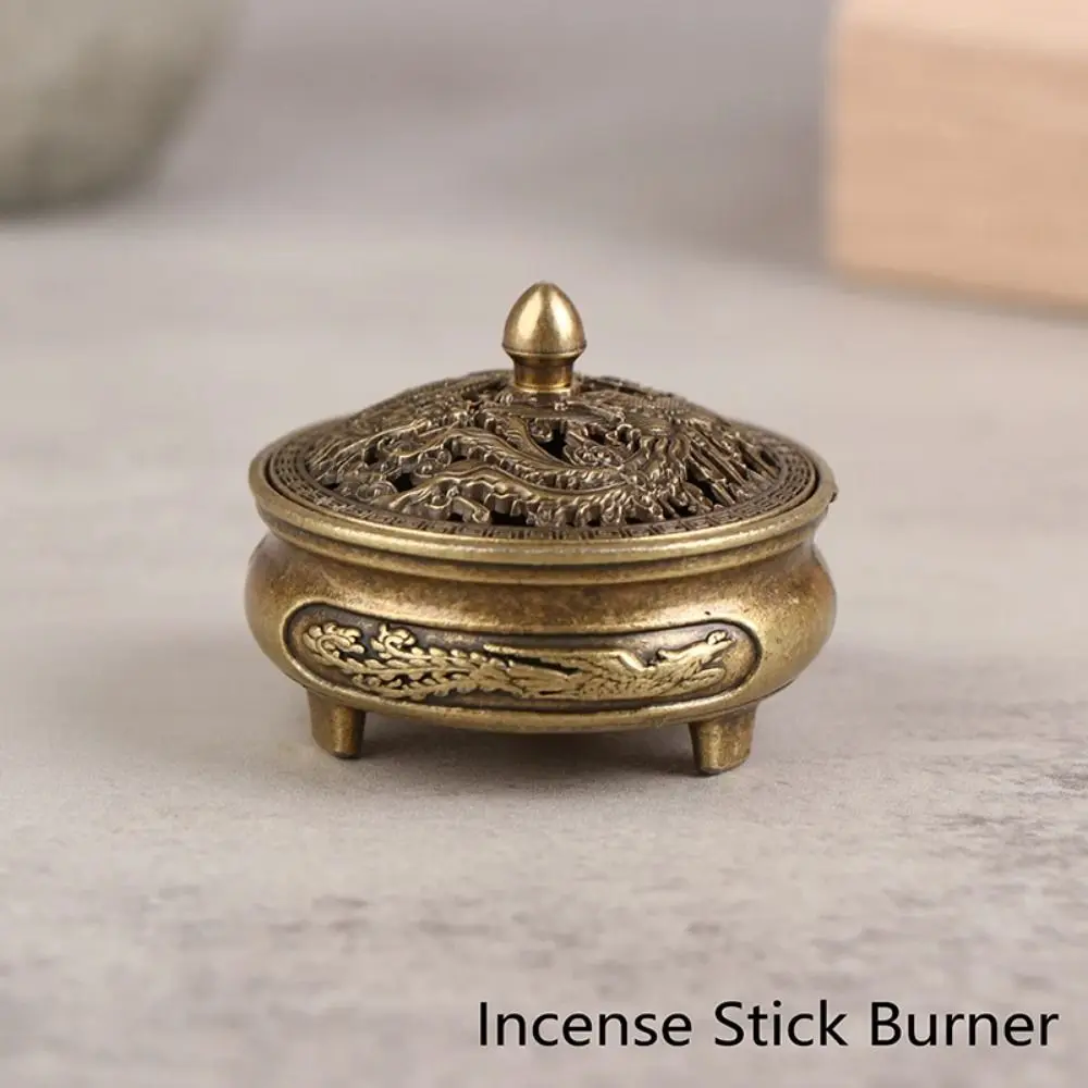 New Buddhist Utensils Incense Burner Lotus Incense Censer Alloy Sandalwood House Furnishings Home Office Decoration